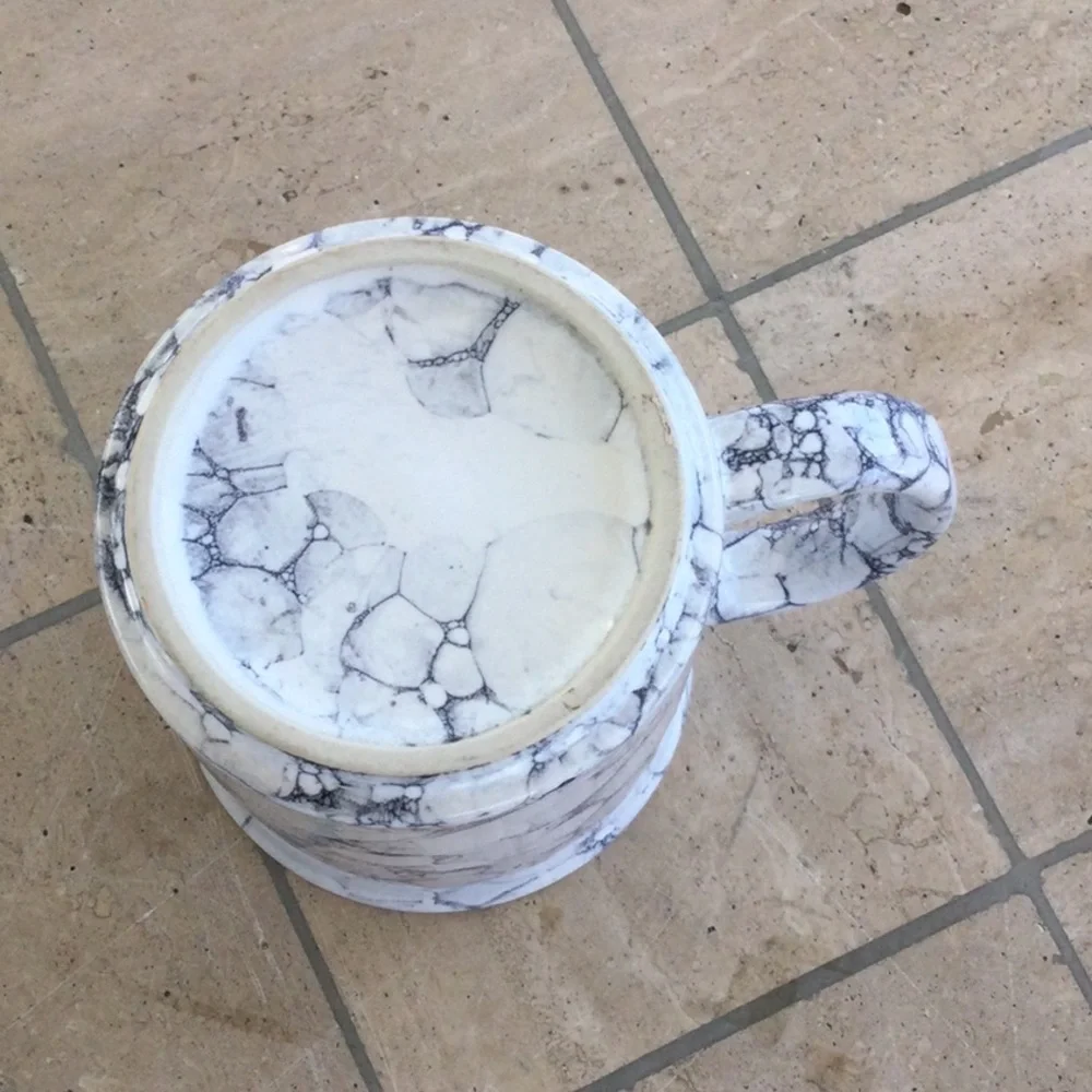 Mount Rushmore Coffee Mug/Cup Embossed Marbled Look vintage